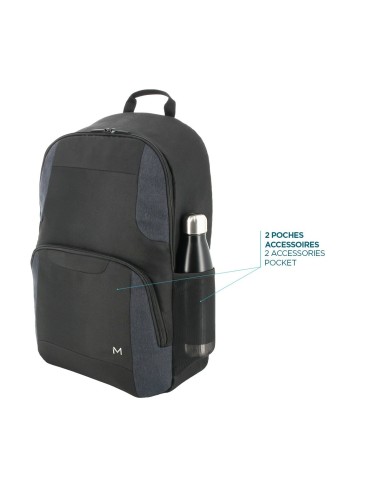 Mobilis The One Basic 43,2 cm (17") Mochila Negro, Marina