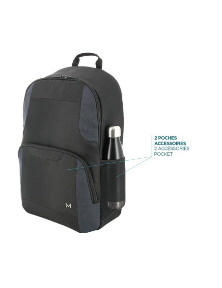 Mobilis The One Basic 43,2 cm (17") Mochila Negro, Marina