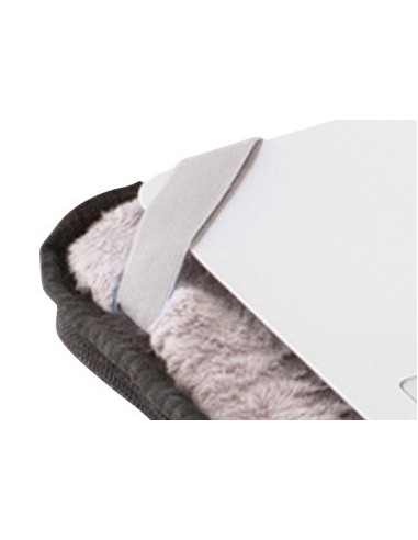 Mobilis Trendy Sleeve 35,6 cm (14") Funda Negro, Gris