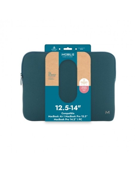 Mobilis 49017 maletines para portátil 35,6 cm (14") Funda de protección Azul