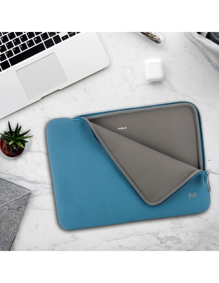 Mobilis 049018 maletines para portátil 35,6 cm (14") Funda Azul, Gris
