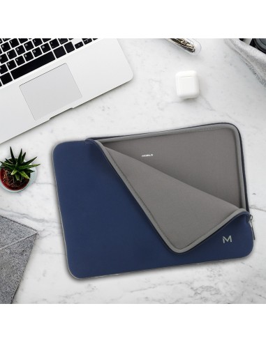 Mobilis 049021 maletines para portátil 35,6 cm (14") Funda Azul, Gris