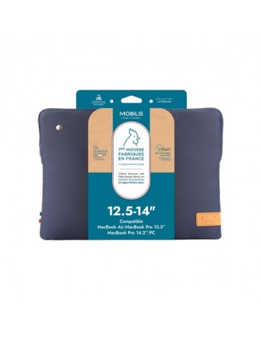 Mobilis 069001 maletines para portátil 35,6 cm (14") Funda Azul