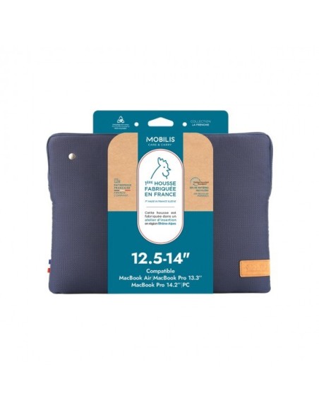 Mobilis 069001 maletines para portátil 35,6 cm (14") Funda Azul
