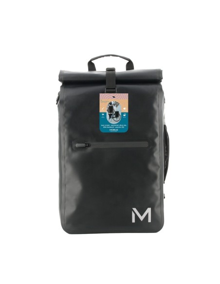 Mobilis 070001 mochila Mochila de ciclismo Negro Lona alquitranada