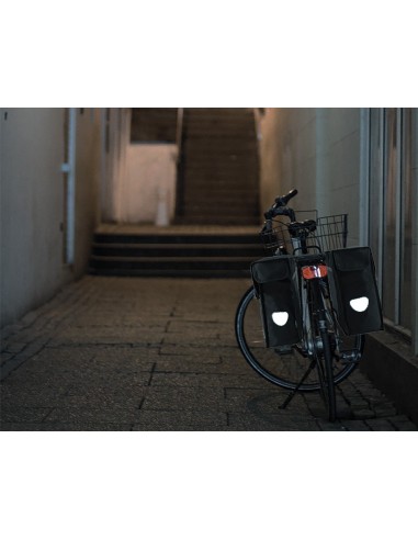 Mobilis 070002 bolsa para bicicletas y cesta Parte trasera Bolsa de bicicletas 30 L Poliéster Negro