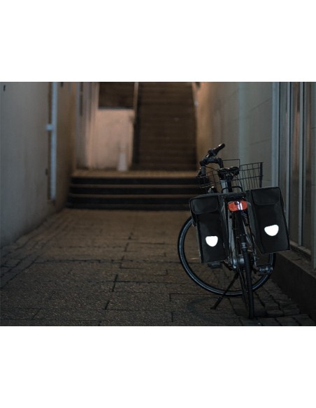 Mobilis 070002 bolsa para bicicletas y cesta Parte trasera Bolsa de bicicletas 30 L Poliéster Negro