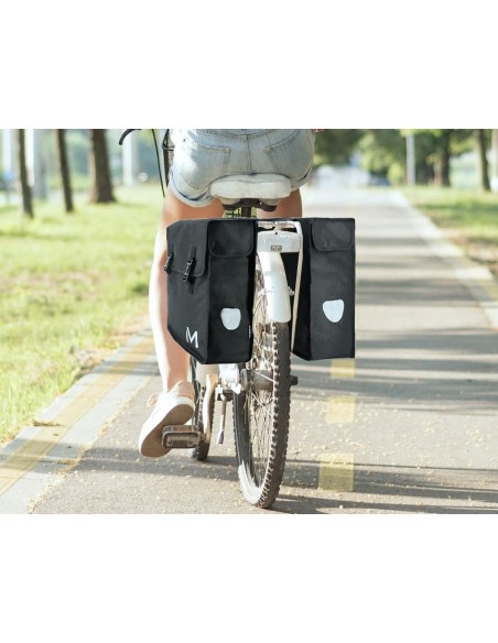 Mobilis 070002 bolsa para bicicletas y cesta Parte trasera Bolsa de bicicletas 30 L Poliéster Negro