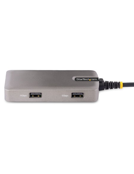 StarTech.com Adaptador Multipuertos USB-C - Docking Station USB Tipo C HDMI 4K60 - Hub Ladrón USB 3.0 de 2 Puertos - Entrega de