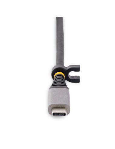 StarTech.com Adaptador Multipuertos USB-C - Docking Station USB Tipo C HDMI 4K60 - Hub Ladrón USB 3.0 de 3 Puertos - Entrega de