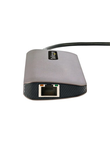 StarTech.com Adaptador Multipuertos USB C de Vídeo 4K a 60Hz, con Hub de 3 Puertos USB-A de 5Gbps, Entrega de Alimentación USB