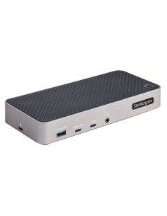 StarTech.com Docking Station USB-C para 3 Monitores - Dock USB C Triple HDMI DP de 4K - 5x Hub USB - GbE - PD 100W - Replicador