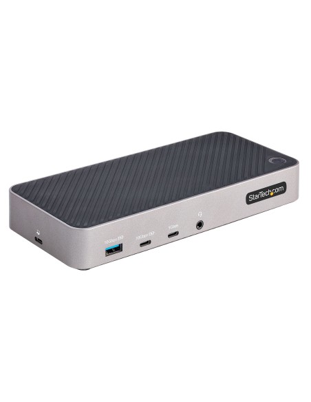 StarTech.com Docking Station USB-C para 3 Monitores - Dock USB C Triple HDMI DP de 4K - 5x Hub USB - GbE - PD 100W - Replicador