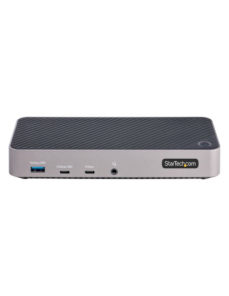 StarTech.com Docking Station USB-C para 3 Monitores - Dock USB C Triple HDMI DP de 4K - 5x Hub USB - GbE - PD 100W - Replicador
