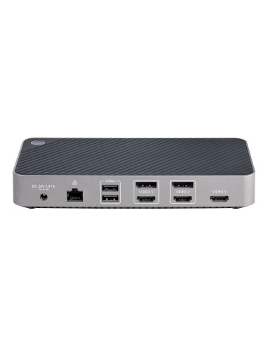 StarTech.com Docking Station USB-C para 3 Monitores - Dock USB C Triple HDMI DP de 4K - 5x Hub USB - GbE - PD 100W - Replicador