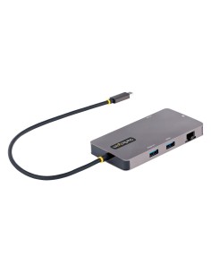 StarTech.com Adaptador Multipuertos USB C 2x HDMI 4K 60Hz, Hub USB-A 3.1 2Pt 5Gbps, PD 100W, GbE, SD MicroSD, Cable de 30cm, 2