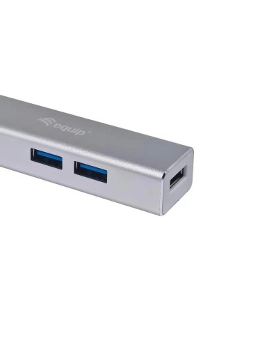 Equip 128958 hub de interfaz USB 3.2 Gen 1 (3.1 Gen 1) Type-C 5000 Mbit s Plata