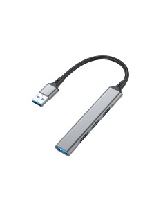 Equip 128960 hub de interfaz USB 3.2 Gen 1 (3.1 Gen 1) Type-A 5000 Mbit s Negro, Gris 2
