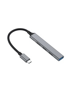 Equip 128961 hub de interfaz USB 3.2 Gen 1 (3.1 Gen 1) Type-C 5000 Mbit s Negro, Gris 2