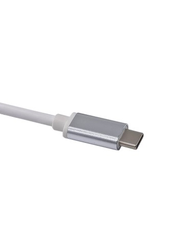 Equip Hub USB-C a USB 3.0 de 3 puertos con adaptador Gigabit