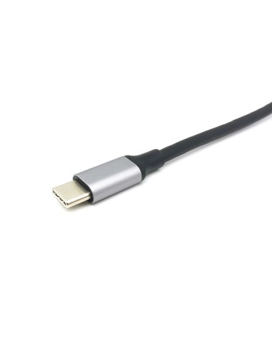 Equip Adaptador multifunción USB-C 5 en 1, HDMI, VGA (HD15), PD 100W, USB3.0, AUX