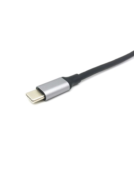 Equip Adaptador multifunción USB-C 5 en 1, HDMI, VGA (HD15), PD 100W, USB3.0, AUX