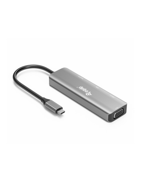 Equip Adaptador USB-C a HDMI DisplayPort VGA USB