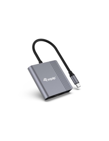 Equip Adaptador 3 en 1 USB-C a HDMI   USB-A   USB PD, 4K 60Hz, 100W USB PD