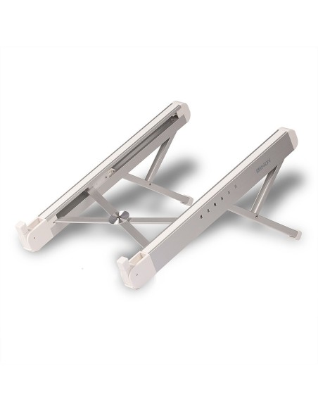 Lindy 20916 soporte para ordenador portátil Plata, Blanco 39,6 cm (15.6")