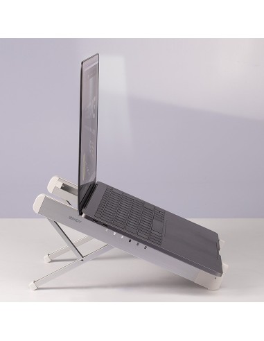 Lindy 20916 soporte para ordenador portátil Plata, Blanco 39,6 cm (15.6")