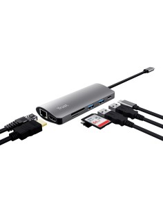 Trust Dalyx tarjeta y adaptador de interfaz Interno HDMI, RJ-45, USB 3.2 Gen 1 (3.1 Gen 1) 2