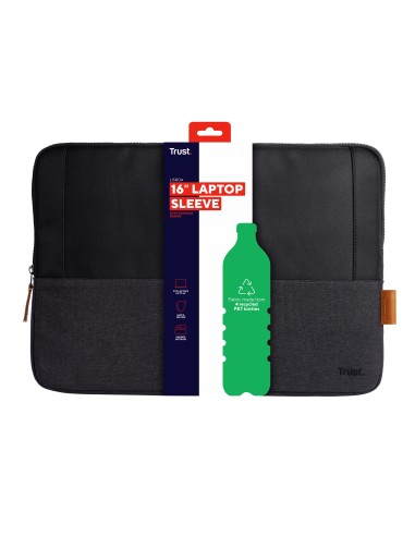 Trust Lisboa 40,6 cm (16") Funda Negro