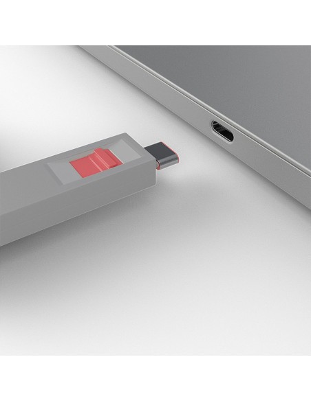 Lindy 40425 bloqueador de puerto Bloqueador de puerto + clave USB Tipo C Rosa 5 pieza(s)