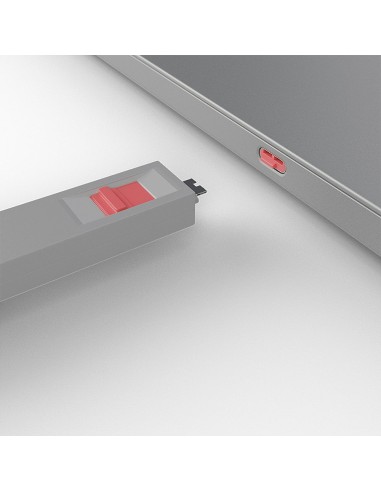 Lindy 40425 bloqueador de puerto Bloqueador de puerto + clave USB Tipo C Rosa 5 pieza(s)