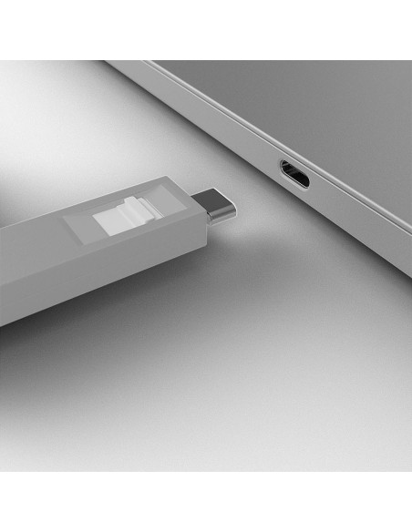 Lindy 40427 bloqueador de puerto Bloqueador de puerto + clave USB Tipo C Blanco 5 pieza(s)