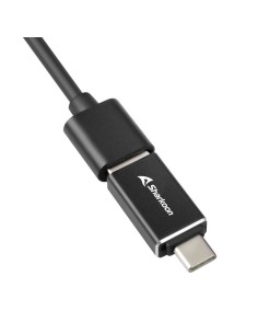 Sharkoon 4044951037575 base para portátil y replicador de puertos Inalámbrico USB 3.2 Gen 1 (3.1 Gen 1) Type-C Negro 2