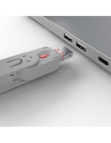 Lindy 40450 bloqueador de puerto Bloqueador de puerto + clave USB tipo A Rosa Acrilonitrilo butadieno estireno (ABS) 5 pieza(s)