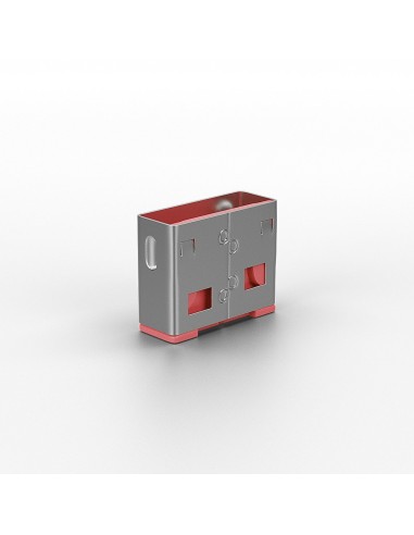 Lindy 40460 bloqueador de puerto USB tipo A Rosa Acrilonitrilo butadieno estireno (ABS) 10 pieza(s)
