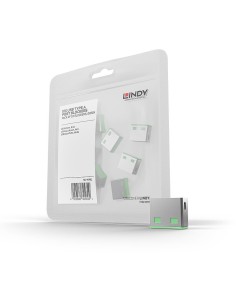 Lindy 40461 bloqueador de puerto USB tipo A Verde Acrilonitrilo butadieno estireno (ABS) 10 pieza(s)