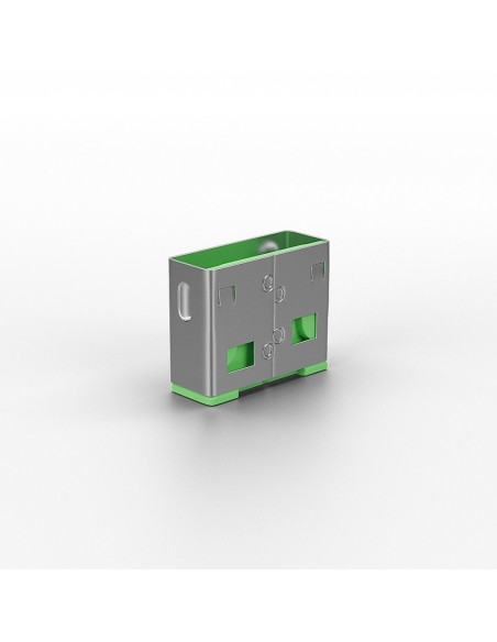 Lindy 40461 bloqueador de puerto USB tipo A Verde Acrilonitrilo butadieno estireno (ABS) 10 pieza(s)