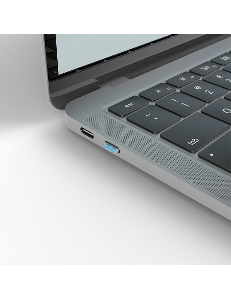Lindy 40465 bloqueador de puerto Bloqueador de puerto + clave USB Tipo C Azul Acrilonitrilo butadieno estireno (ABS) 1 pieza(s)