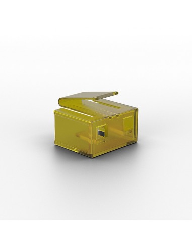 Lindy 40483 bloqueador de puerto RJ-45 Amarillo Acrilonitrilo butadieno estireno (ABS)