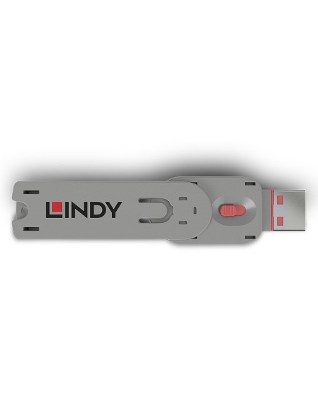 Lindy 40620 bloqueador de puerto Llave de bloqueador de puerto USB tipo A Rosa Acrilonitrilo butadieno estireno (ABS) 1 pieza(s)
