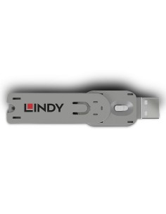 Lindy 40624 bloqueador de puerto Llave de bloqueador de puerto USB tipo A Blanco Acrilonitrilo butadieno estireno (ABS) 1 2
