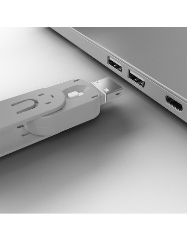 Lindy 40624 bloqueador de puerto Llave de bloqueador de puerto USB tipo A Blanco Acrilonitrilo butadieno estireno (ABS) 1