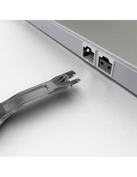 Lindy 40630 bloqueador de puerto Llave de bloqueador de puerto RJ-45 Negro Acrilonitrilo butadieno estireno (ABS) 1 pieza(s)