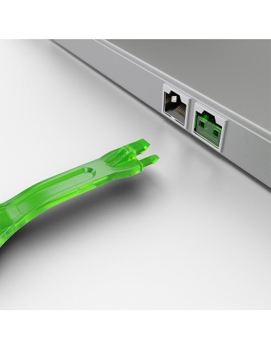 Lindy 40631 bloqueador de puerto Llave de bloqueador de puerto RJ-45 Verde Acrilonitrilo butadieno estireno (ABS) 1 pieza(s)