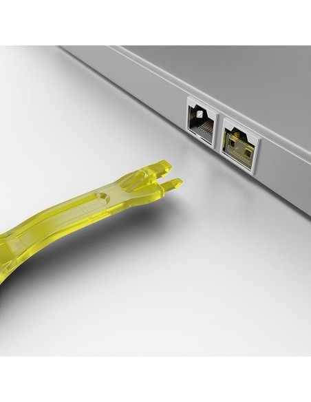 Lindy 40633 bloqueador de puerto Llave de bloqueador de puerto RJ-45 Amarillo Acrilonitrilo butadieno estireno (ABS) 1 pieza(s)
