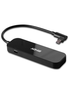Lindy 43334 hub de interfaz USB 3.2 Gen 2 (3.1 Gen 2) Type-C 10000 Mbit s Negro 2