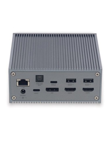 Lindy 43351 base para portátil y replicador de puertos Acoplamiento USB 3.2 Gen 1 (3.1 Gen 1) Type-C Gris